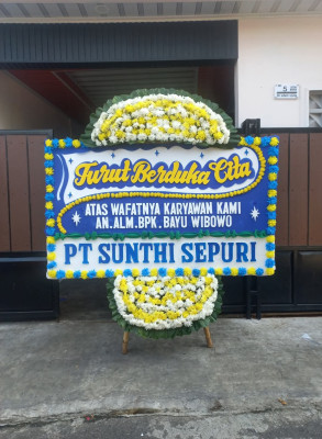 Papan Bunga Duka di Kilmid